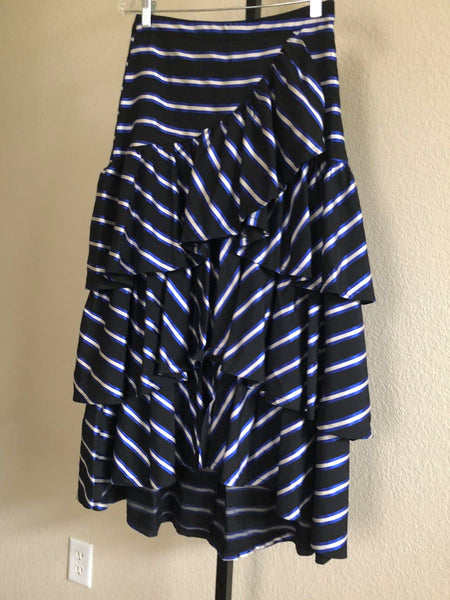 Maeve for Anthropologie NEW Size XS Petite Striped Skirt