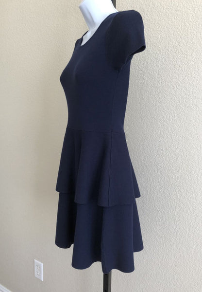 Milly Size XS Navy Knit Dress