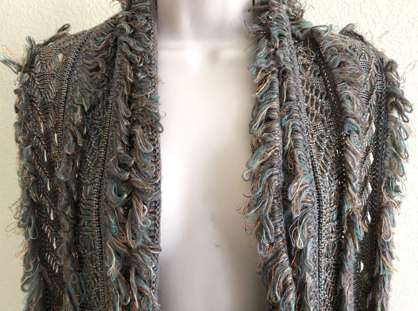 Cecilia Prado for Anthropologie SMALL Cardigan Vest - CLEARANCE