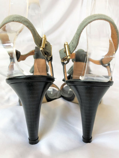 El Caballo Size 5.5 Blue Sandals