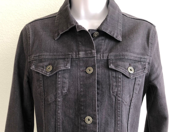 Theory MEDIUM Brown Denim Jacket