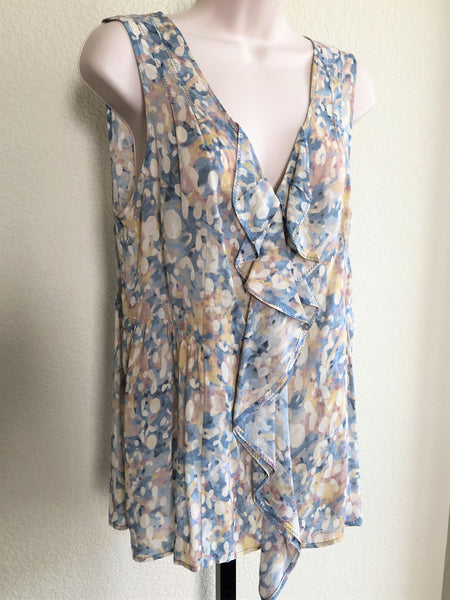 edme & esyllte Anthropologie Size 6 Watercolor Top