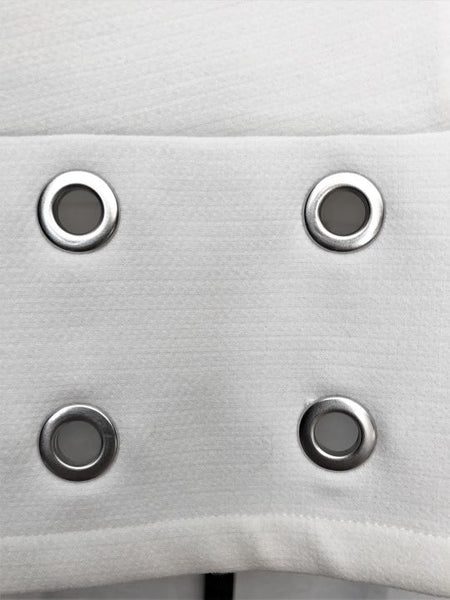 Shoshanna Size 4 Egerie White Dress with Grommets - CLEARANCE