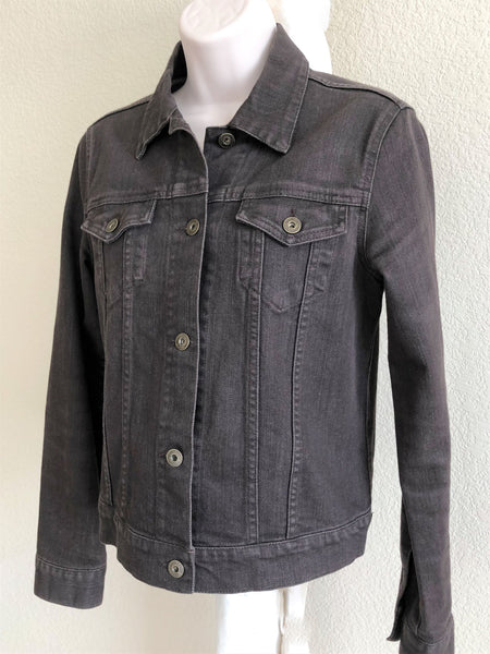 Theory MEDIUM Brown Denim Jacket