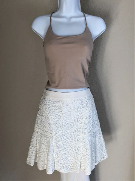 Rebecca Taylor Size 0 White Lace Skirt