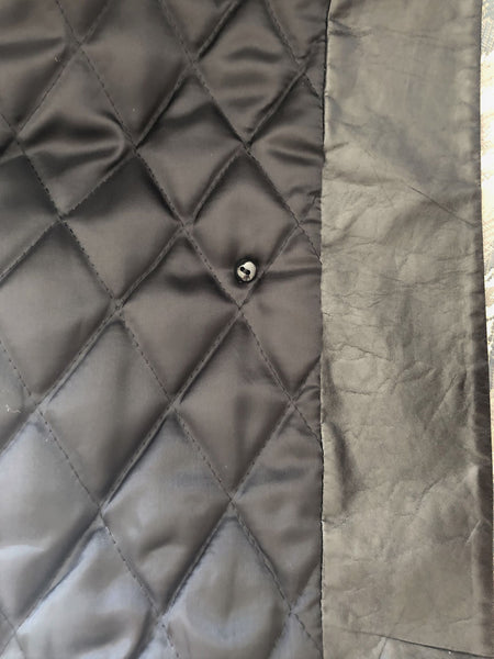 Demoo Parkchoonmoo MEDIUM Black Leather Coat - RARE - RETAILED AT $1,300