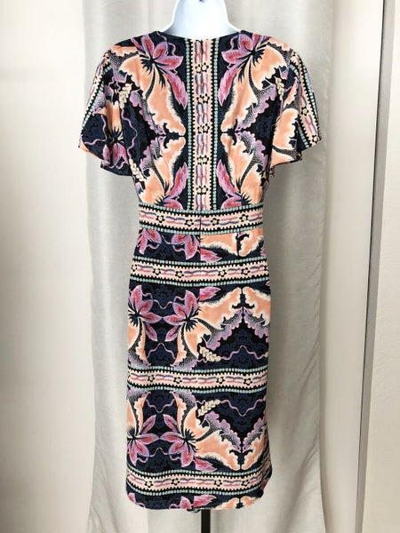 Nanette Lepore Size 6 Silk Floral Dress