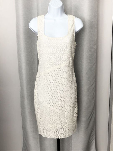 Yoana Baraschi Size 6 White Lace Dress - CLEARANCE