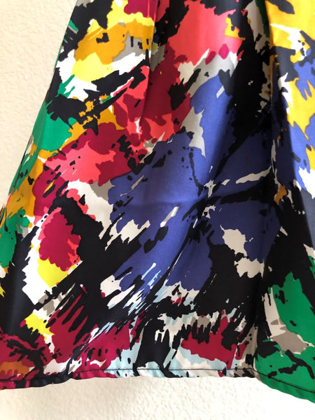 J.Crew Size 2 Brushstroke Silk Floral Sleeveless Dress - CLEARANCE