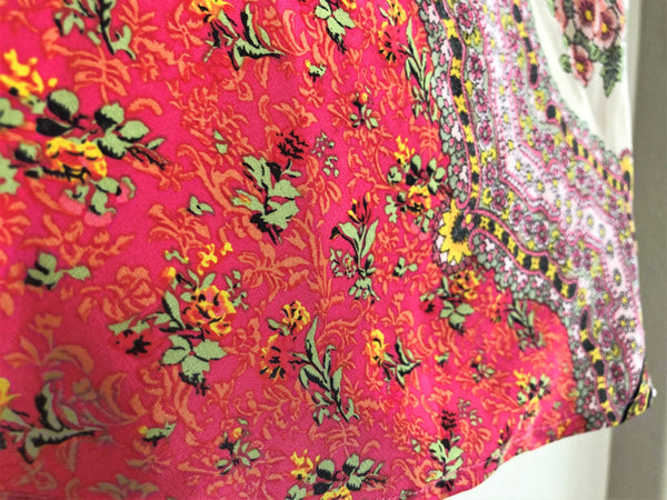 Plenty by Tracy Reese Size 12 Silk Floral Top