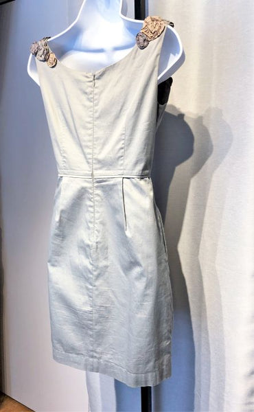 Yoana Baraschi Anthropologie Size 0 In the Wings Gray Dress