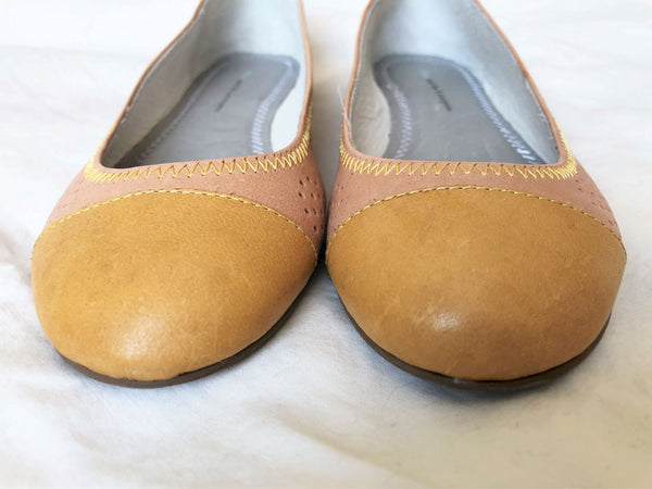 Pilcro for Anthropologie Size 6 Beige Flats