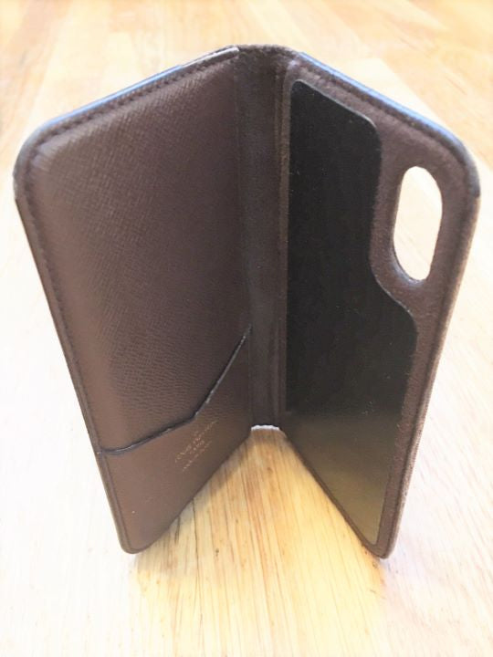 Sold at Auction: Genuine Louis Vuitton folio phone case for iPhone