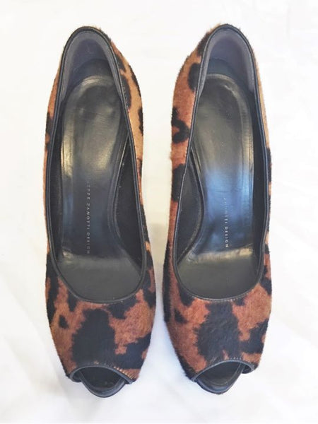 Giuseppe Zanotti Size 7.5 Leopard Pumps