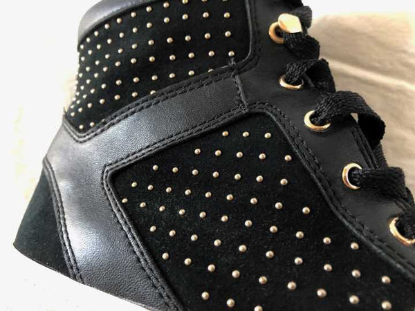 Rebecca Minkoff Size 6.5 Black Studded Sneakers - CLEARANCE