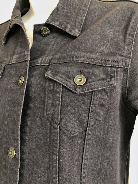 Theory MEDIUM Brown Denim Jacket