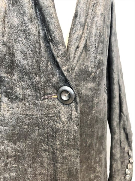 J Brand Size 2 Charcoal Metallic Blazer - CLEARANCE