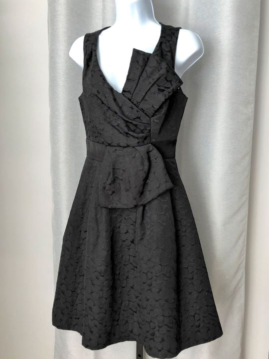 Max and Cleo Sz 4 Black Fit & Flare Sleeveless Dress – FABULUX