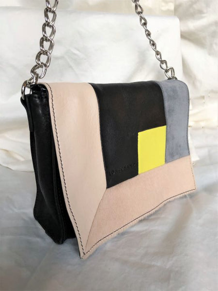 Longchamp Colorblock Art Walk Cross Body - RARE!