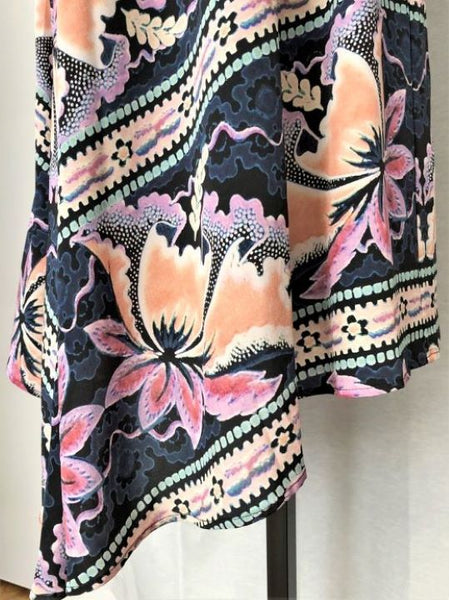 Nanette Lepore Size 6 Silk Floral Dress