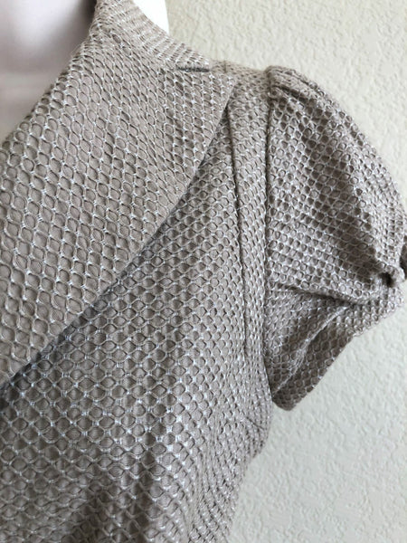 Leifsdottir Anthropologie Size 8 Beige Blazer - CLEARANCE