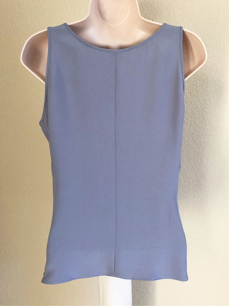 Armani Collezioni Size 6 Periwinkle Tank Top