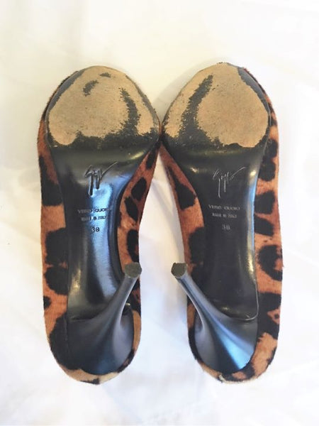 Giuseppe Zanotti Size 7.5 Leopard Pumps