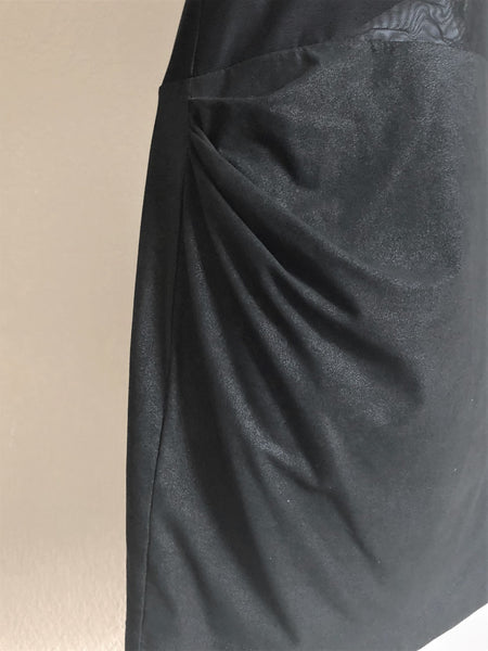 BCBGMaxazria Size XS - NEW - Black Mesh Mini Dress