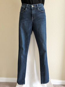 FRAME Size 8 Le Skinny Blue Jeans