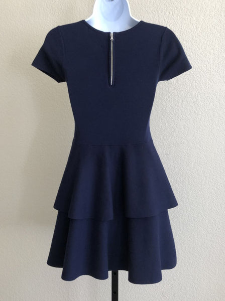 Milly Size XS Navy Knit Dress