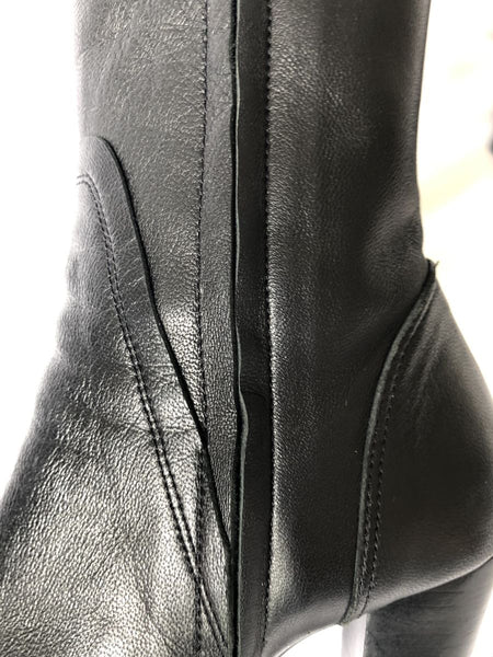 Studio Tomboy Size 6.5 Black Leather Boots - RARE!