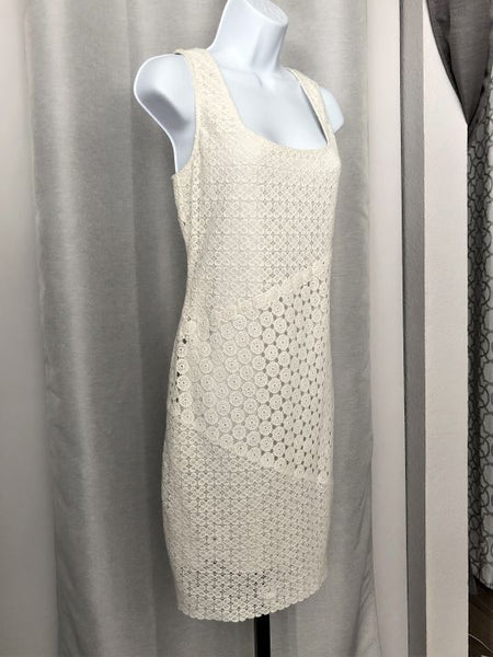 Yoana Baraschi Size 6 White Lace Dress - CLEARANCE