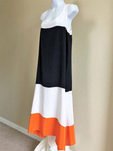 Bailey44 LARGE Color Block Silk Maxi Dress