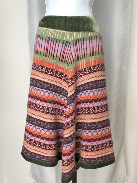 ETRO Authentic SMALL Knit Boho Print Skirt