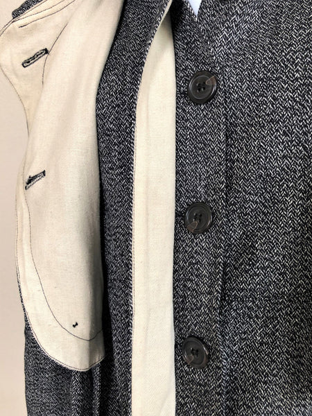 Nicholas Kirkwood SMALL Vintage Tweed Trench Coat - $1,200 RETAIL