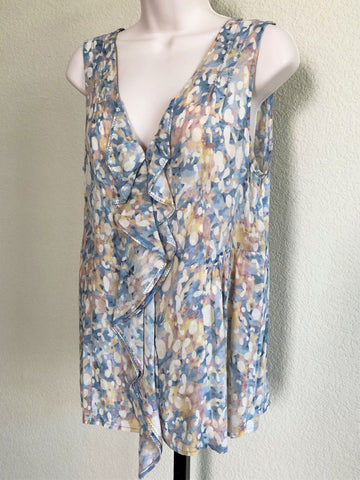 edme & esyllte Anthropologie Size 6 Watercolor Top