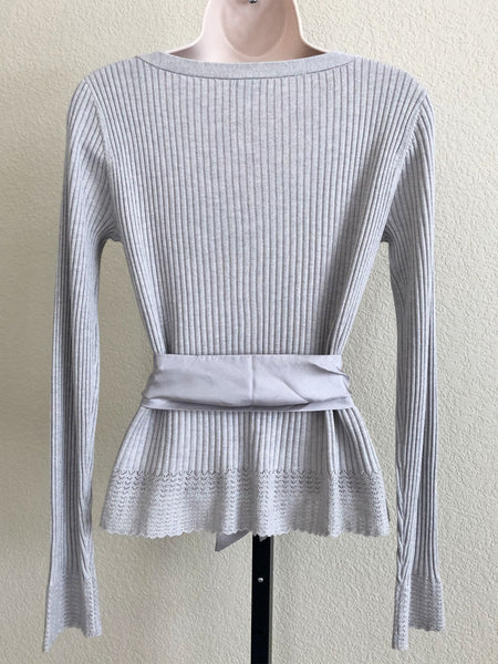 Sundance XS Light Gray Silk Wool Cashmere Sweater - NWOT