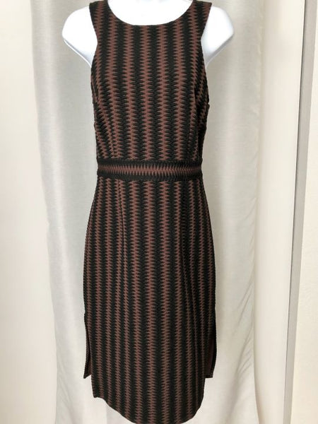 Maeve Anthropologie SMALL Brown Black Tribal Dress - CLEARANCE