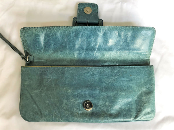 Hobo International Blue Audrey Clutch