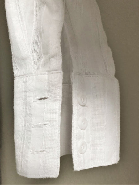 cloth & stone SMALL White Waist Tie Shirt