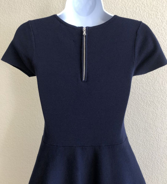Milly Size XS Navy Knit Dress