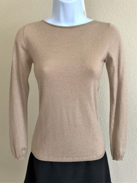 Brunello Cucinelli Size XS Glitter Cashmere Sweater - RETAILED AT $1,100