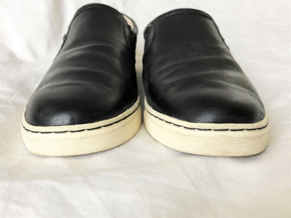 UGG Size 11 Kitlyn Black Leather Sneakers