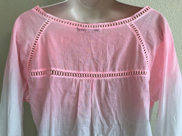 Maison Scotch Medium Pink White Ombre Top