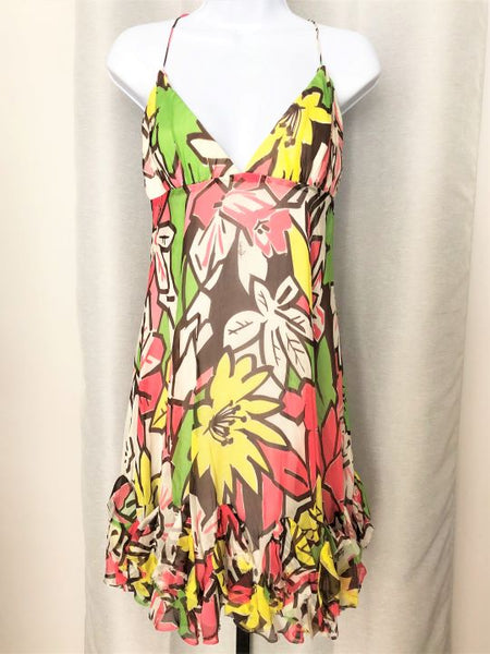 Milly Size 12 Silk Floral Sundress