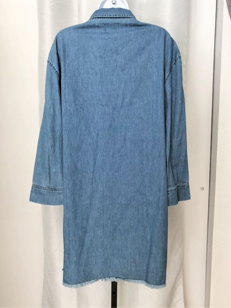 Joe's Jeans Size Medium Blue Chambray Dress