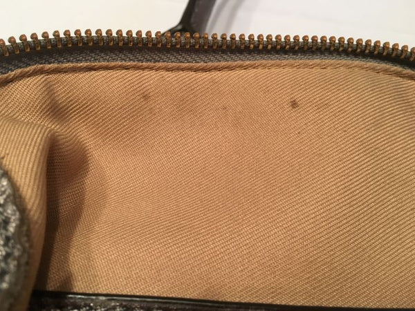 B. Makowsky Silver Leather Shoulder Bag - CLEARANCE