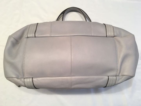 B. Makowsky Light Blue Leather Shoulder Bag - CLEARANCE