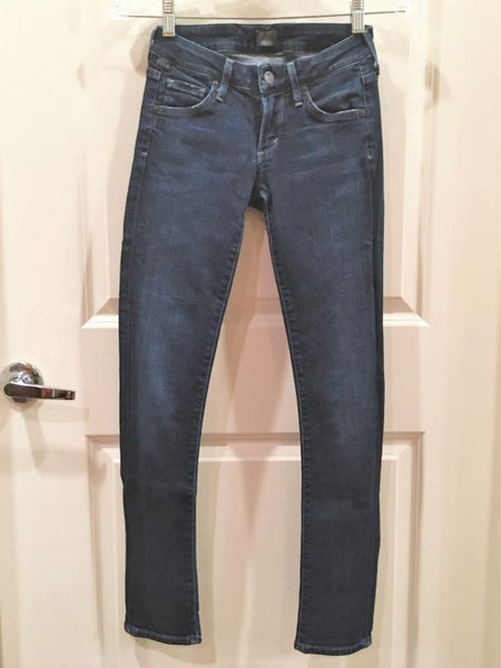 Citizens of Humanity Size 00 Blue Skinny Jeans