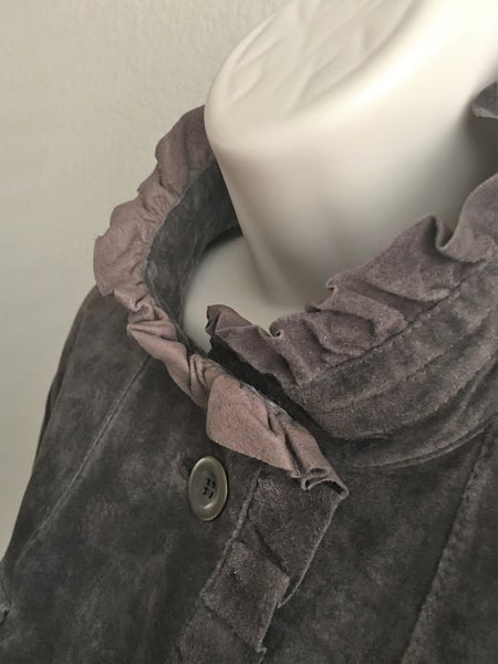 Deed MEDIUM Brown Suede Jacket - CLEARANCE